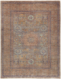Hand Made Rug Kairo Pakistan 151x198 Rust Light