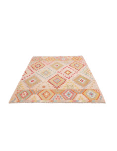 Hand Made Rug Kilim Afghanistan 156x192 Beige M 2