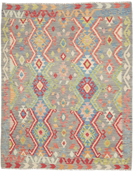 Hand Made Rug Kilim Afghanistan 154x193 Grey Mu