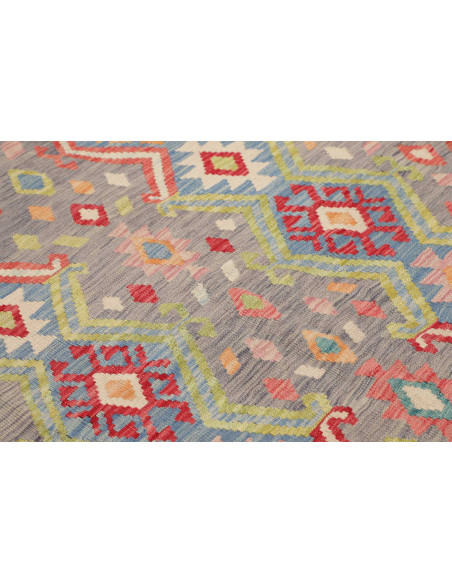 Hand Made Rug Kilim Afghanistan 154x193 Grey Mu