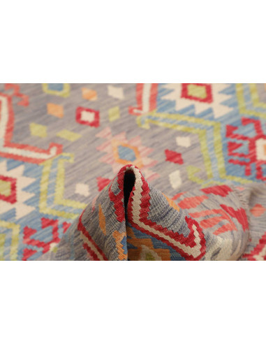 Hand Made Rug Kilim Afghanistan 154x193 Grey Mu