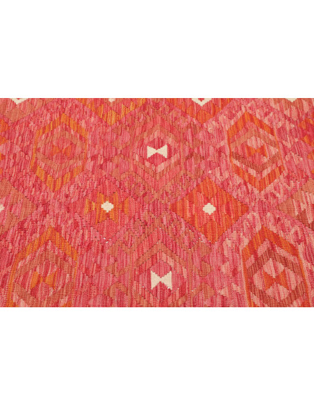 Hand Made Rug Kilim Afghanistan 137x186 Red Ora