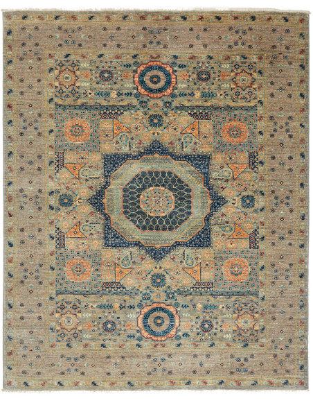 Hand Made Rug Kairo Pakistan 154x190 Beige Blue