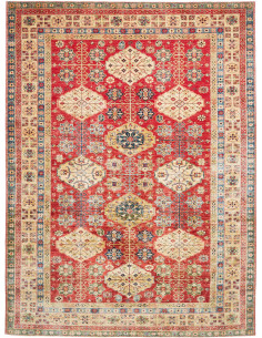 Hand Made Rug Kazak Fine Pakistan 278x374 Red I