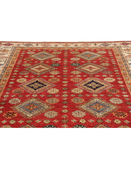 Hand Made Rug Kazak Fine Pakistan 198x298 Red I