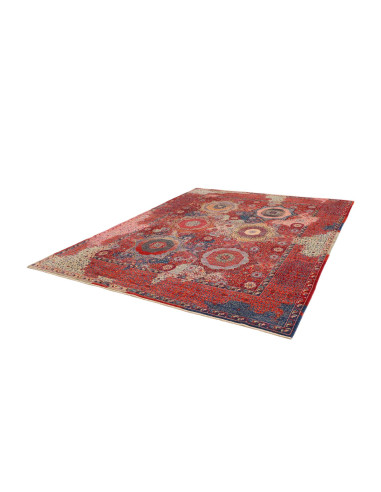 Hand Made Rug Kairo Pakistan 246x300 Red Blue