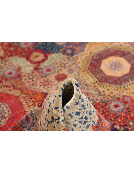 Hand Made Rug Kairo Pakistan 246x300 Red Blue