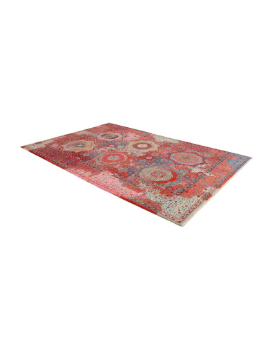 Hand Made Rug Kairo Pakistan 198x296 Red Blue