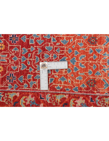 Hand Made Rug Kairo Pakistan 198x296 Red Blue