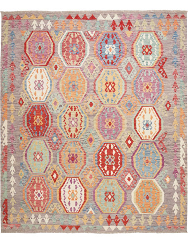 Hand Made Rug Kilim Afghanistan 247x292 Gray Mu