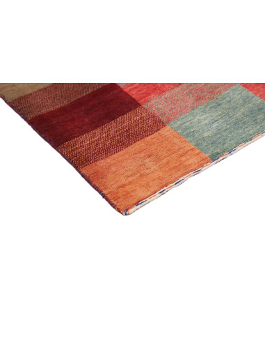 Hand Made Rug Mosaic Pakistan 107x168 Blue Beig