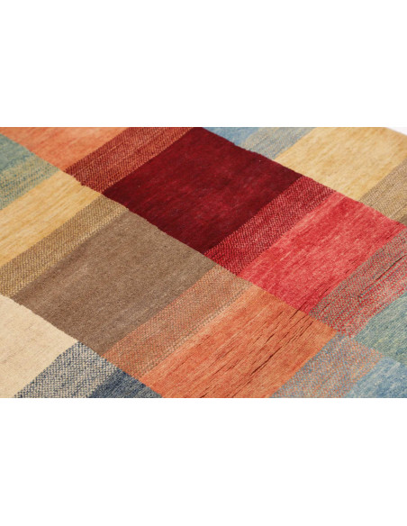 Hand Made Rug Mosaic Pakistan 107x168 Blue Beig