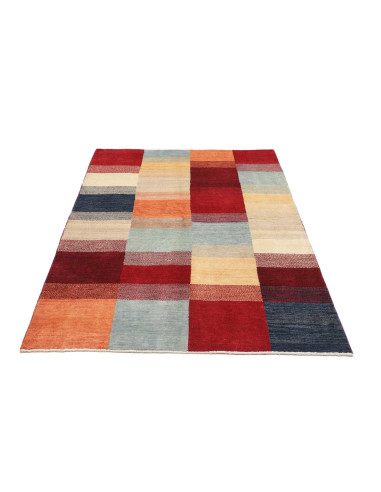 Hand Made Rug Mosaic Pakistan 116x175 Red Beige