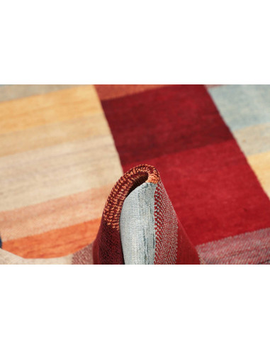 Hand Made Rug Mosaic Pakistan 116x175 Red Beige