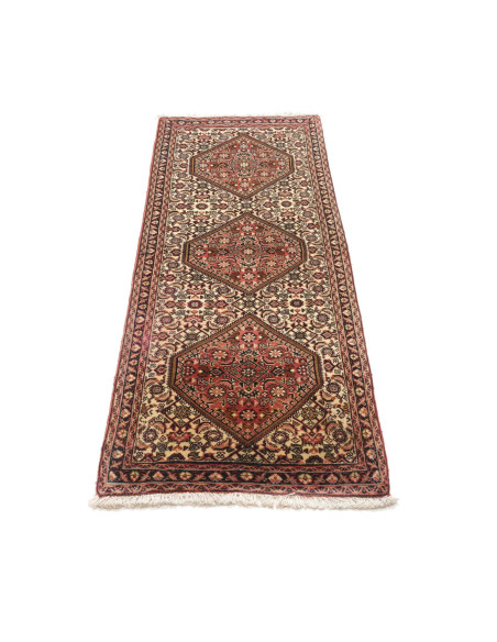 Bidjar 63x158 Cm Bidjar Persia Hand-carded Wool Cotton