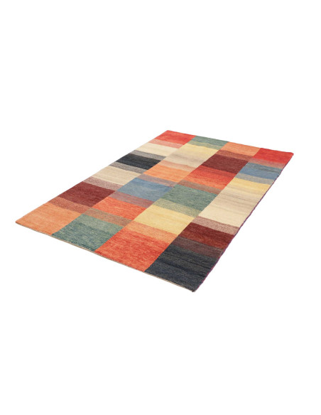 Hand Made Rug Mosaic Pakistan 129x168 Multicolo