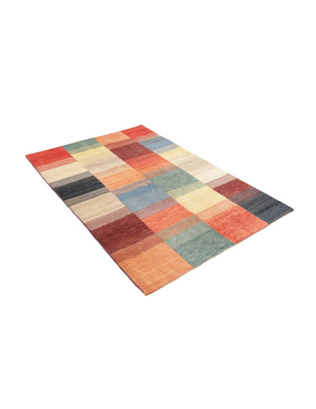 Hand Made Rug Mosaic Pakistan 129x168 Multicolo