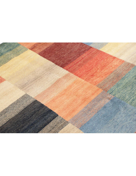 Hand Made Rug Mosaic Pakistan 129x168 Multicolo