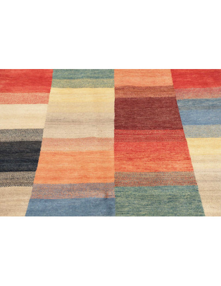 Hand Made Rug Mosaic Pakistan 129x168 Multicolo