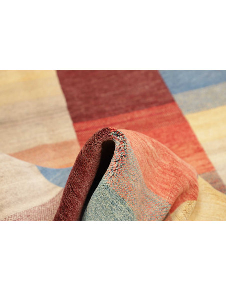 Hand Made Rug Mosaic Pakistan 129x168 Multicolo