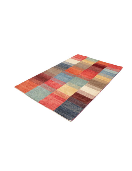 Hand Made Rug Mosaic Pakistan 117x179 Multicolo
