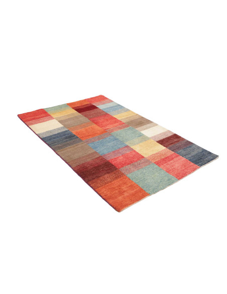 Hand Made Rug Mosaic Pakistan 117x179 Multicolo