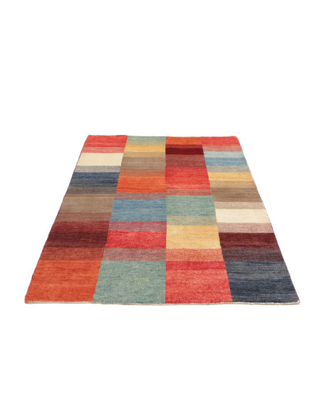 Hand Made Rug Mosaic Pakistan 117x179 Multicolo