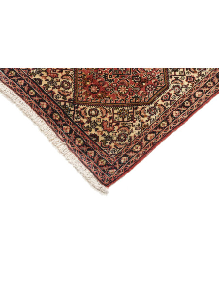Bidjar 63x158 Cm Bidjar Persia Hand-carded Wool Cotton