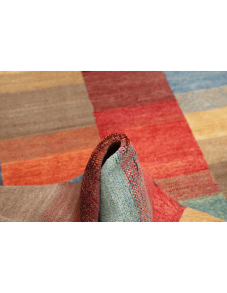 Hand Made Rug Mosaic Pakistan 117x179 Multicolo