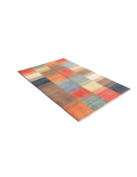 Hand Made Rug Mosaic Pakistan 117x174 Multicolo
