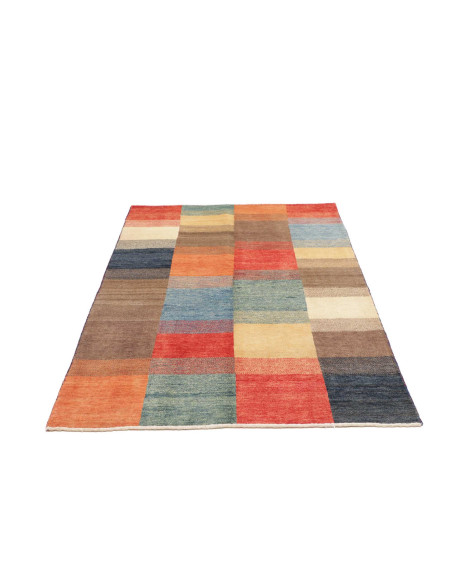 Hand Made Rug Mosaic Pakistan 117x174 Multicolo
