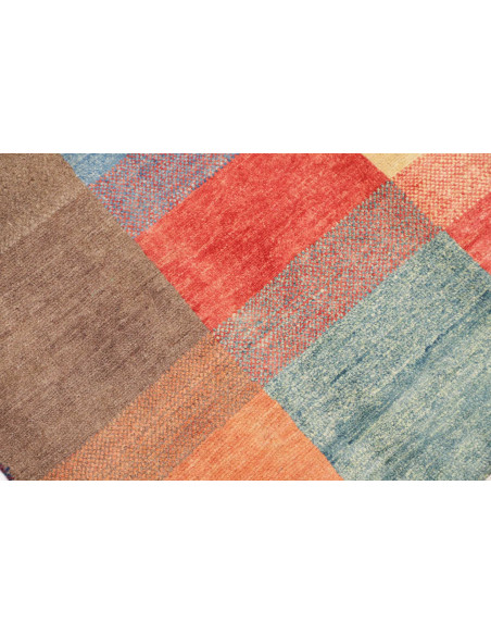 Hand Made Rug Mosaic Pakistan 117x174 Multicolo