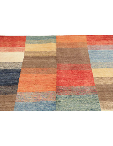 Hand Made Rug Mosaic Pakistan 117x174 Multicolo