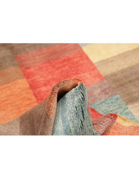 Hand Made Rug Mosaic Pakistan 117x174 Multicolo