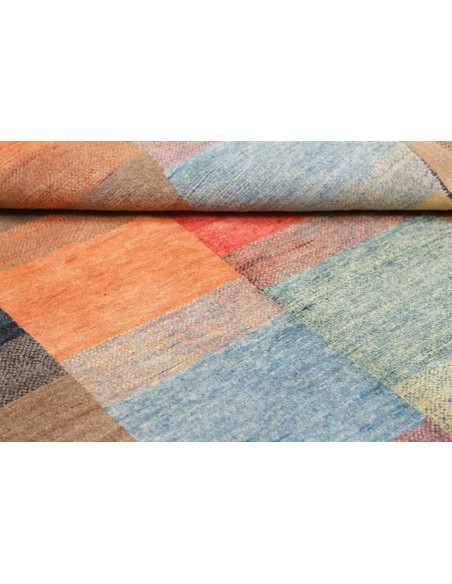 Hand Made Rug Mosaic Pakistan 117x174 Multicolo