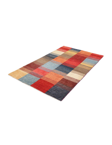 Hand Made Rug Mosaic Pakistan 113x174 Multicolo