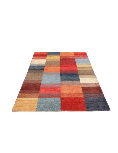Hand Made Rug Mosaic Pakistan 113x174 Multicolo