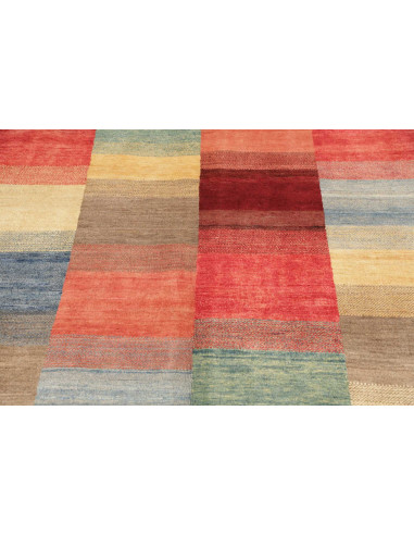 Hand Made Rug Mosaic Pakistan 127x179 Red Beige