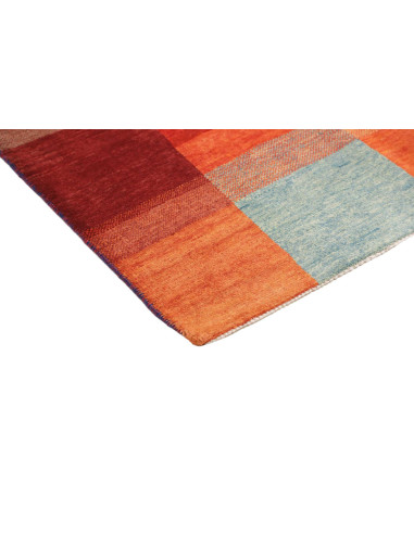 Hand Made Rug Mosaic Pakistan 118x180 Red Orang