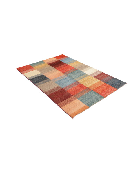Hand Made Rug Mosaic Pakistan 124x176 Multicolo