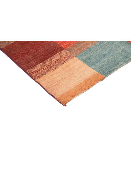 Hand Made Rug Mosaic Pakistan 124x176 Multicolo