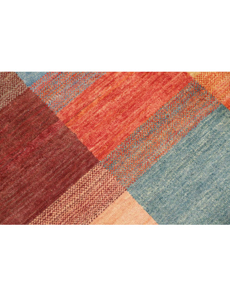 Hand Made Rug Mosaic Pakistan 124x176 Multicolo