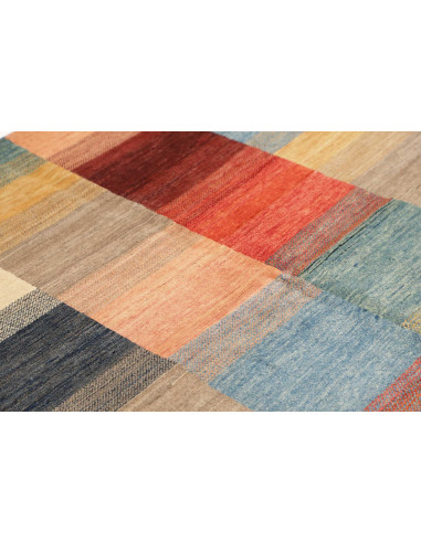 Hand Made Rug Mosaic Pakistan 124x176 Multicolo