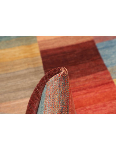 Hand Made Rug Mosaic Pakistan 124x176 Multicolo