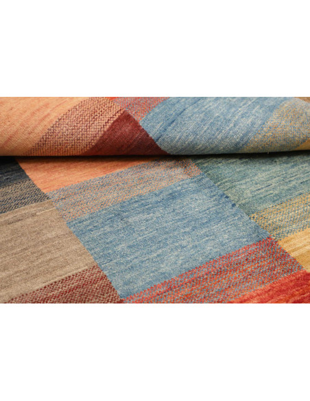Hand Made Rug Mosaic Pakistan 124x176 Multicolo