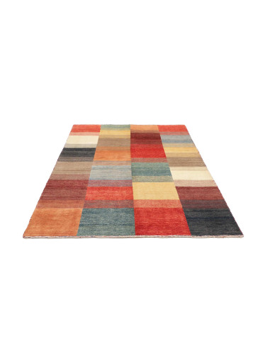 Hand Made Rug Mosaic Pakistan 145x194 Multicolo