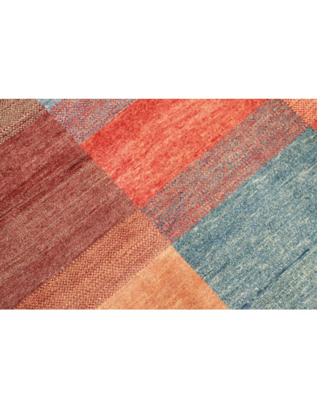Hand Made Rug Mosaic Pakistan 145x194 Multicolo