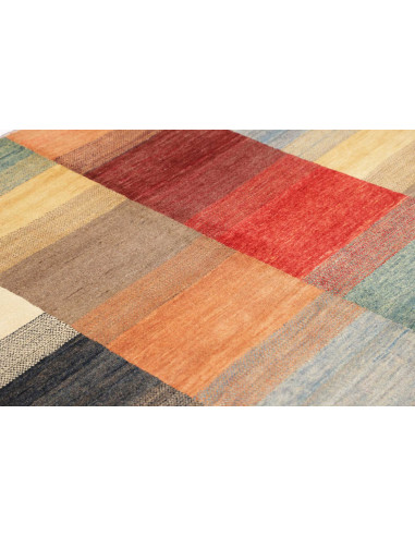 Hand Made Rug Mosaic Pakistan 145x194 Multicolo