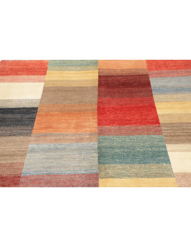 Hand Made Rug Mosaic Pakistan 145x194 Multicolo