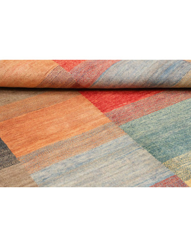 Hand Made Rug Mosaic Pakistan 145x194 Multicolo